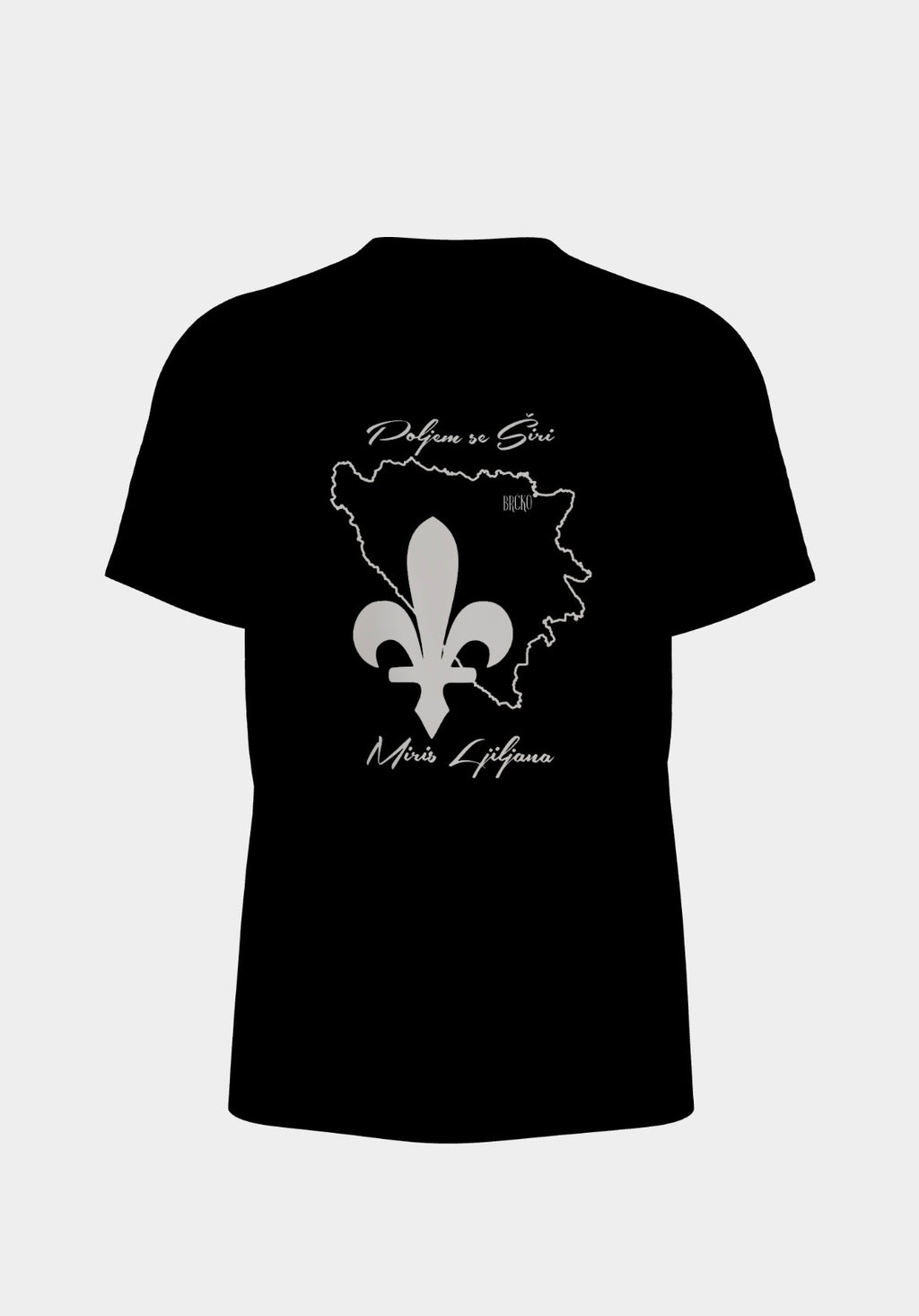 Bosnia "Poljem Se Širi, Miris Ljiljana" T-Shirt
