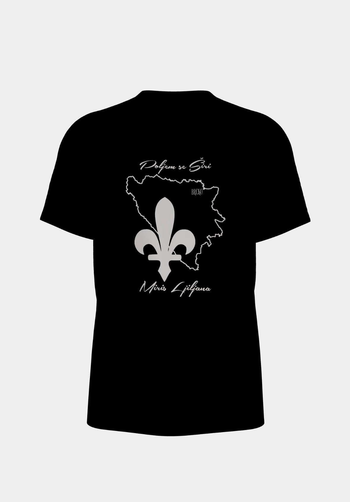 Bosnia "Poljem Se Širi, Miris Ljiljana" T-Shirt