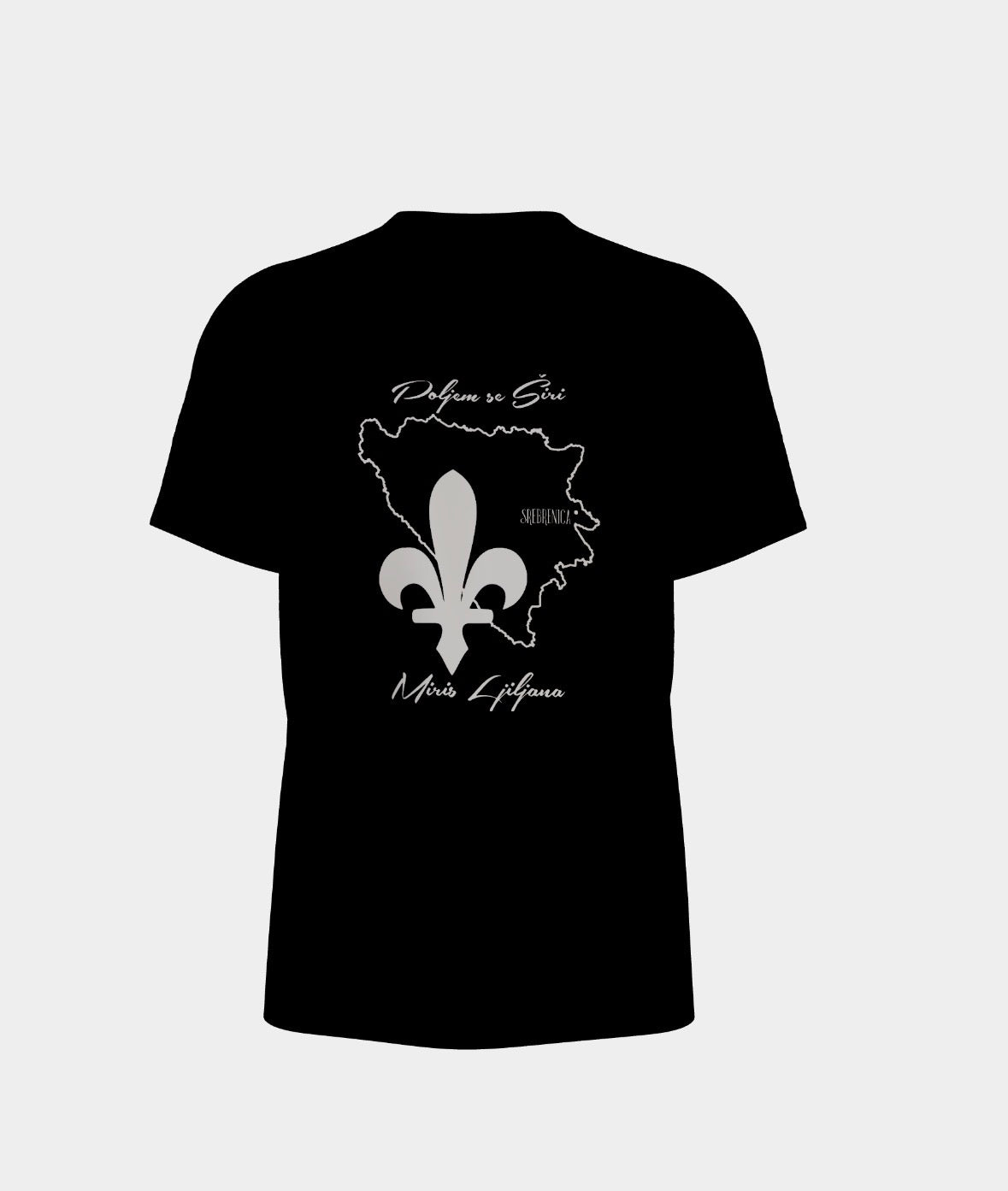 Bosnia "Poljem Se Širi, Miris Ljiljana" T-Shirt